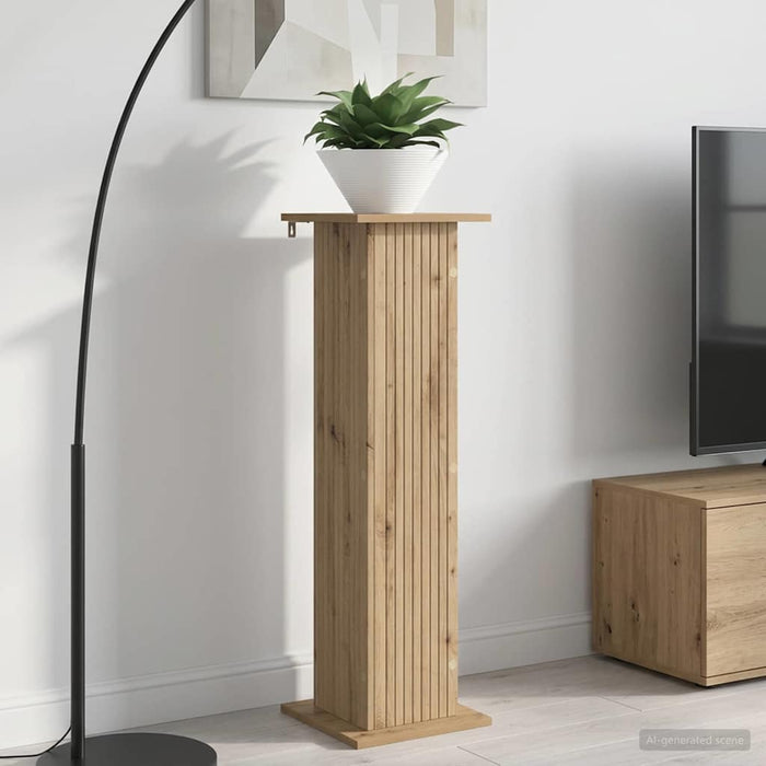 Suport pentru plante 2 pcs Stejar Artizanal Lemn prelucrat - WALTI WALTI