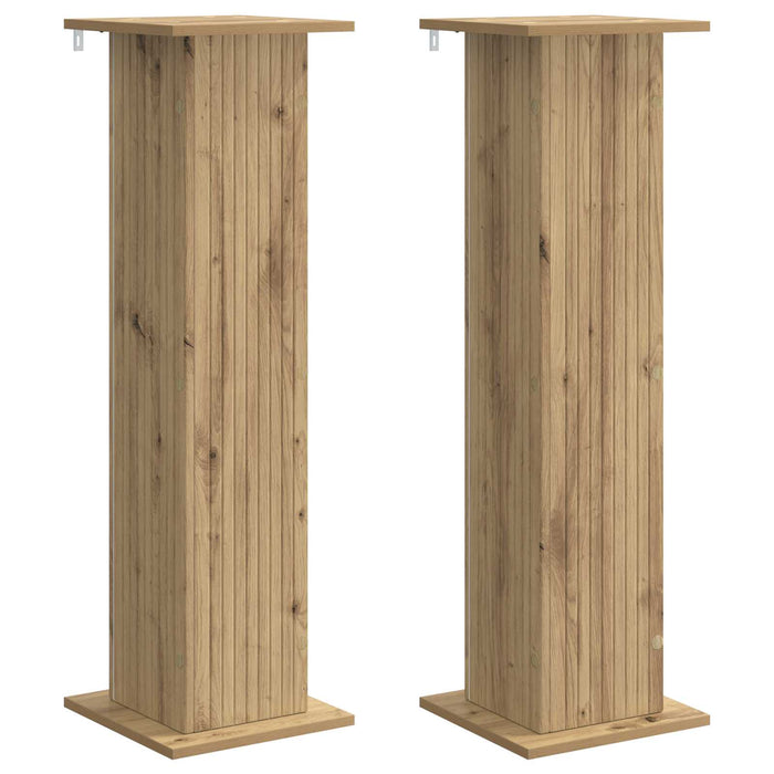 Suport pentru plante 2 pcs Stejar Artizanal Lemn prelucrat - WALTI WALTI