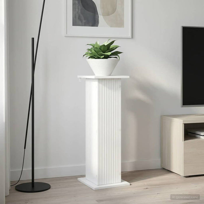 Suport pentru plante Alb 30,5 x 30 x 80,5 cm Lemn prelucrat - WALTI WALTI