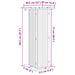Suport pentru plante Stejar Sonoma 30,5 x 30 x 80,5 cm - WALTI WALTI