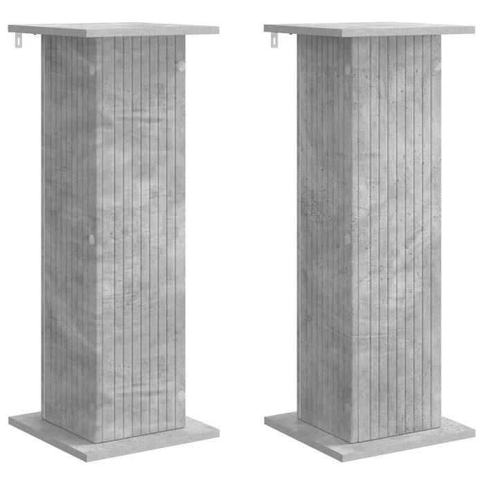 Suport pentru plante 2 pcs Gri Beton 30,5 x 30 x 80,5 cm - WALTI WALTI