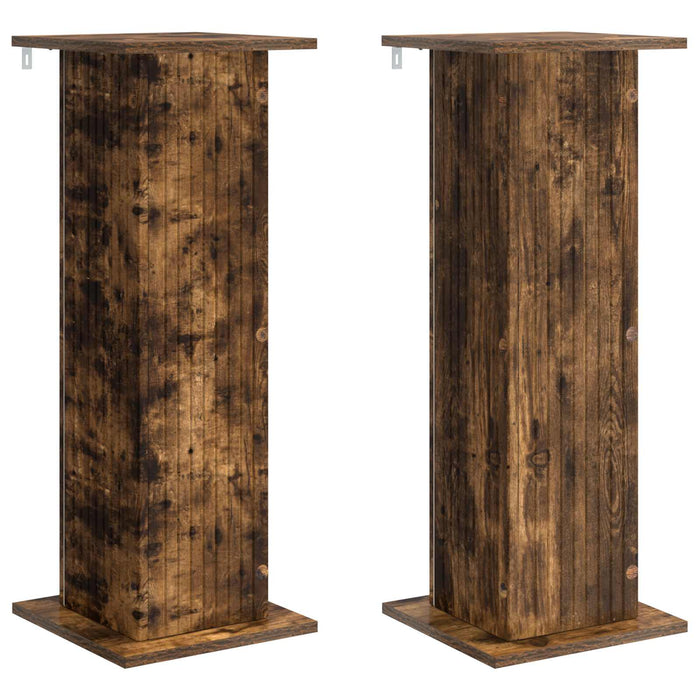 Suport pentru plante 2 pcs Stejar fumuriu 30,5 x 30 x 80,5 cm - WALTI WALTI