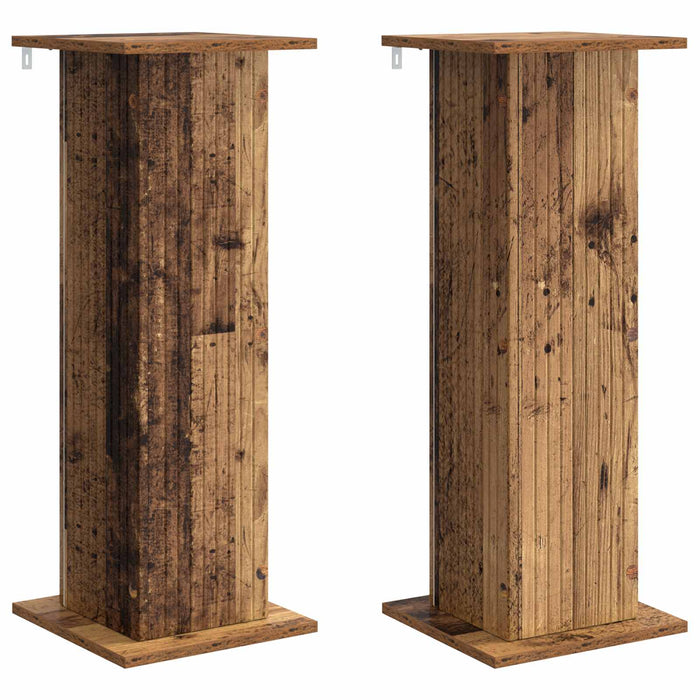 Suport pentru plante 2 pcs Lemn vechi 30,5 x 30 x 80,5 cm - WALTI WALTI