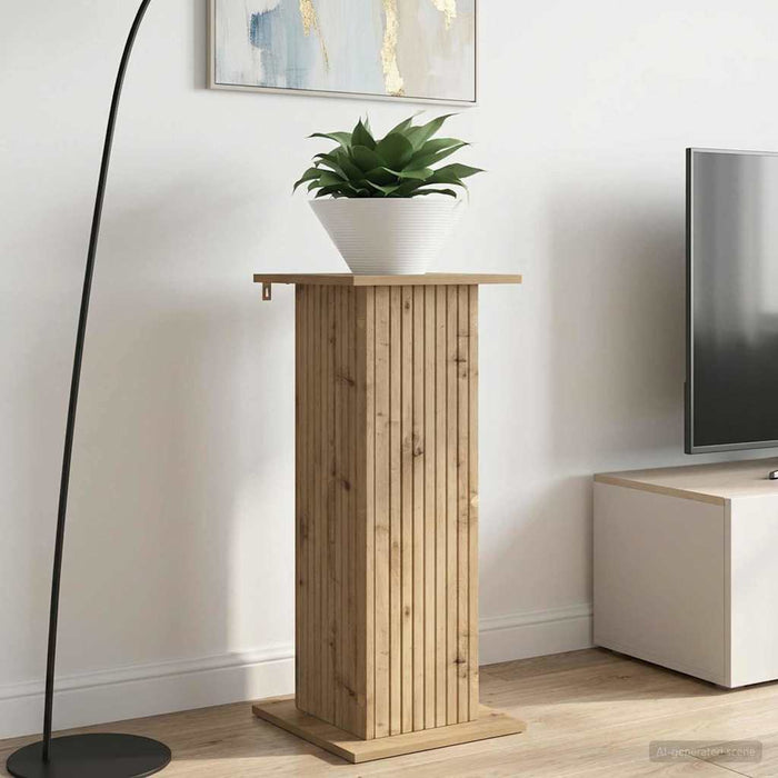 Suport pentru plante Stejar Artizanal 30,5 x 30 x 80,5 cm - WALTI WALTI
