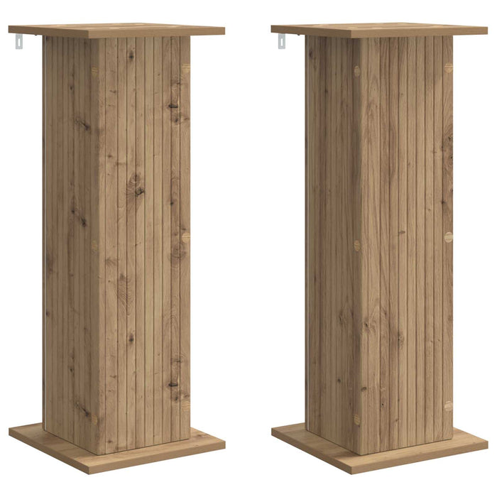 Suport pentru plante 2 pcs Stejar Artizanal 30,5 x 30 x 80,5 cm - WALTI WALTI
