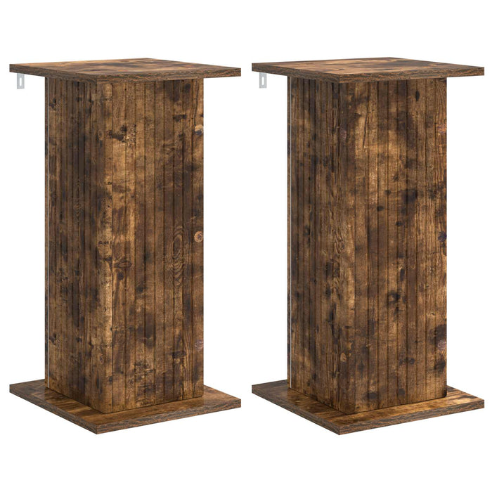 Suport pentru plante 2 pcs Stejar fumuriu 30,5 x 30 x 60,5 cm - WALTI WALTI