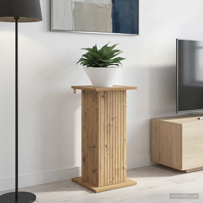 Suport pentru plante 2 pcs Stejar Artizanal 30,5 x 30 x 60,5 cm - WALTI WALTI