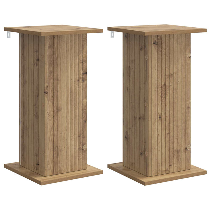Suport pentru plante 2 pcs Stejar Artizanal 30,5 x 30 x 60,5 cm - WALTI WALTI