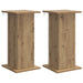 Suport pentru plante 2 pcs Stejar Artizanal 30,5 x 30 x 60,5 cm - WALTI WALTI
