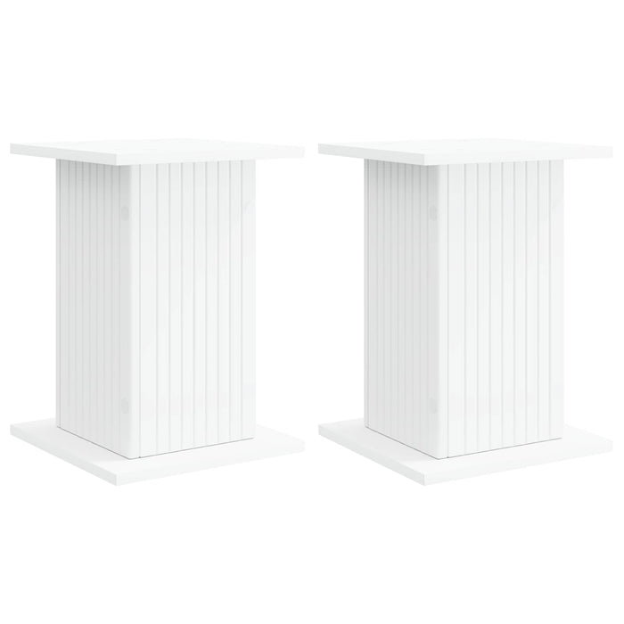 Suport pentru plante 2 pcs Alb 30,5 x 30 x 43 cm Lemn prelucrat - WALTI WALTI