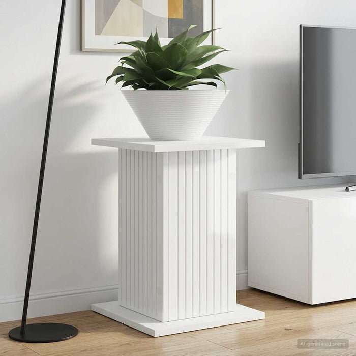 Suport pentru plante Alb foarte lucios 30,5 x 30 x 43 cm - WALTI WALTI