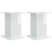 Suport pentru plante 2 pcs Alb foarte lucios 30,5 x 30 x 43 cm - WALTI WALTI