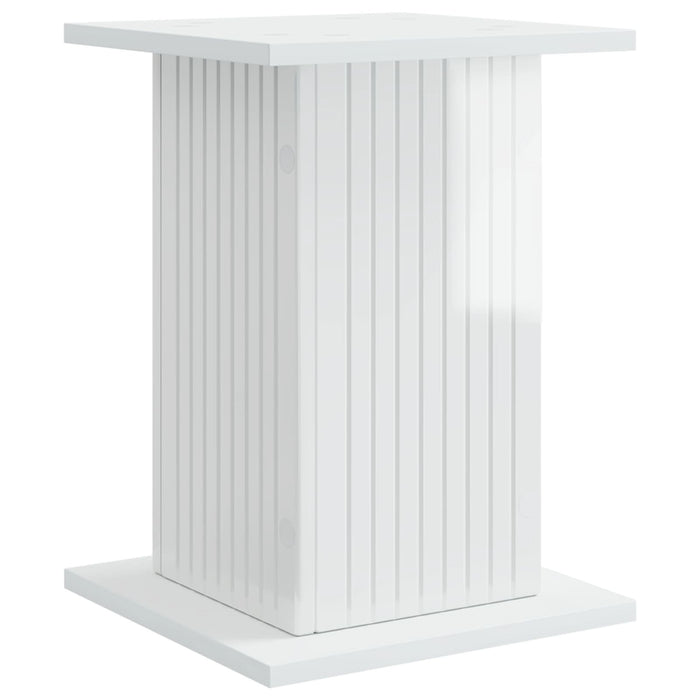 Suport pentru plante 2 pcs Alb foarte lucios 30,5 x 30 x 43 cm - WALTI WALTI