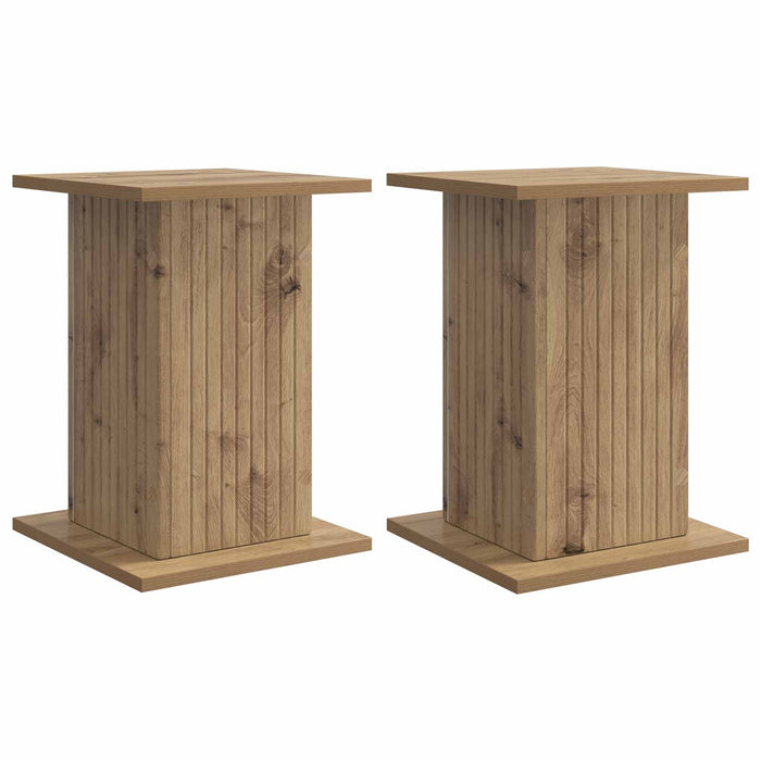 Suport pentru plante 2 pcs Stejar Artizanal 30,5 x 30 x 43 cm - WALTI WALTI