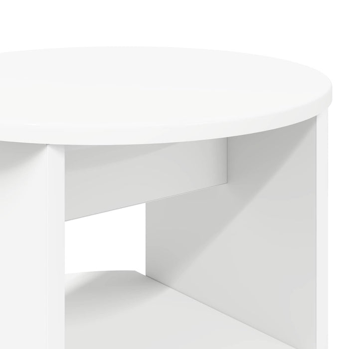 Dulap lateral 2 pcs Alb Ø40 x 50 cm Lemn prelucrat - WALTI WALTI