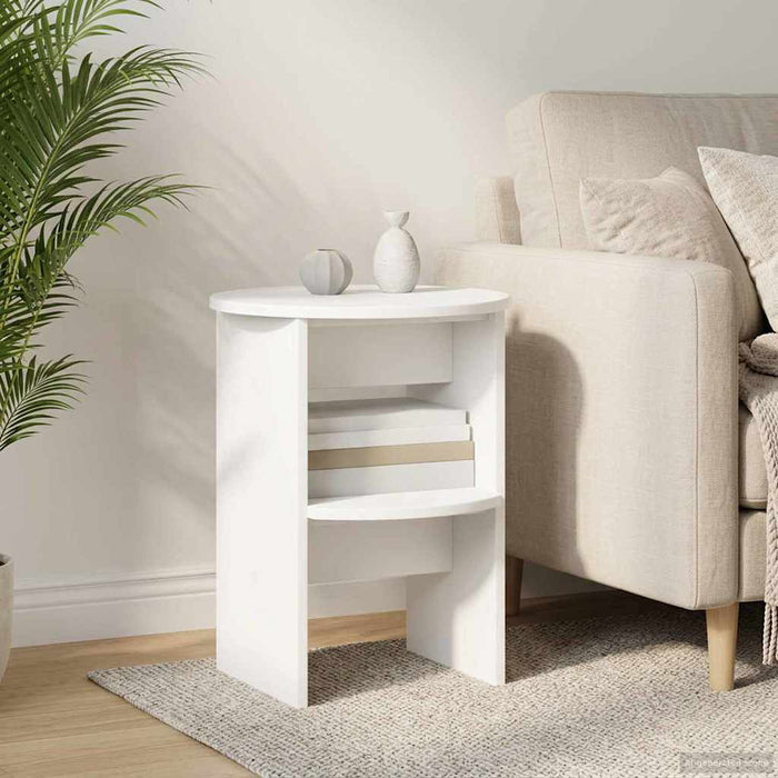 Dulap lateral 2 pcs Alb Ø40 x 50 cm Lemn prelucrat - WALTI WALTI