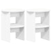 Dulap lateral 2 pcs Alb Ø40 x 50 cm Lemn prelucrat - WALTI WALTI