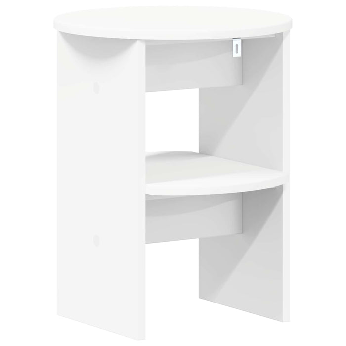 Dulap lateral 2 pcs Alb Ø40 x 50 cm Lemn prelucrat - WALTI WALTI
