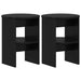 Dulap lateral 2 pcs Negru Ø40 x 50 cm Lemn prelucrat - WALTI WALTI