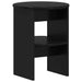 Dulap lateral 2 pcs Negru Ø40 x 50 cm Lemn prelucrat - WALTI WALTI