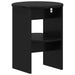 Dulap lateral 2 pcs Negru Ø40 x 50 cm Lemn prelucrat - WALTI WALTI