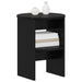 Dulap lateral 2 pcs Negru Ø40 x 50 cm Lemn prelucrat - WALTI WALTI