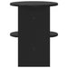 Dulap lateral 2 pcs Negru Ø40 x 50 cm Lemn prelucrat - WALTI WALTI