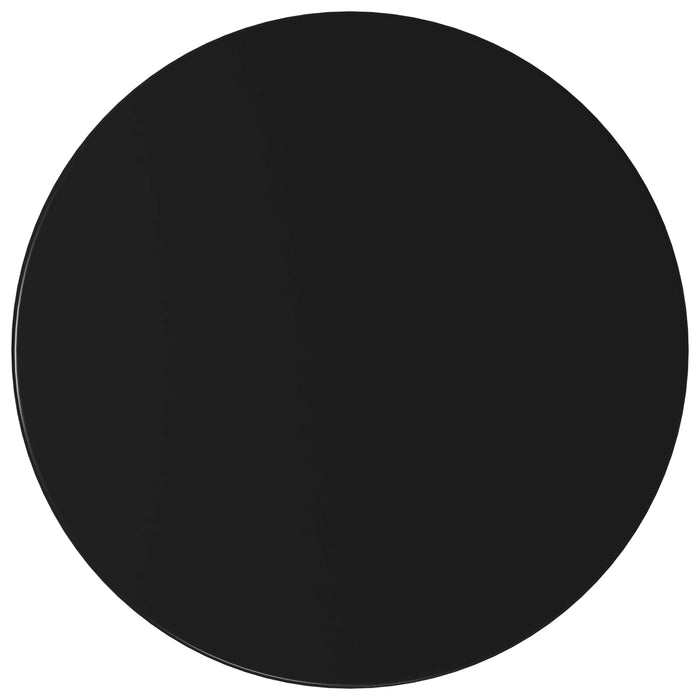 Dulap lateral 2 pcs Negru Ø40 x 50 cm Lemn prelucrat - WALTI WALTI
