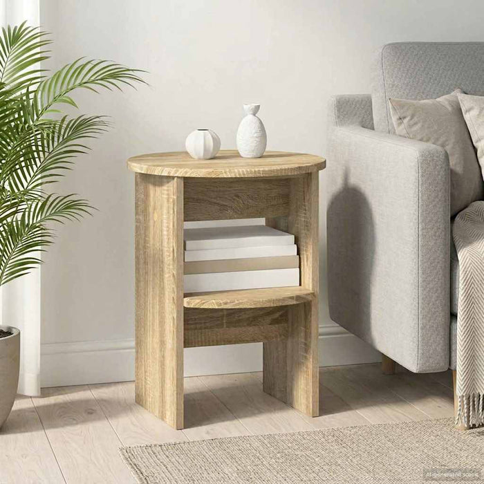 Dulap lateral Stejar Sonoma Ø40 x 50 cm Lemn prelucrat - WALTI WALTI