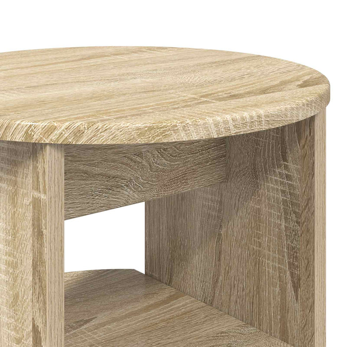 Dulap lateral 2 pcs Stejar Sonoma Ø40 x 50 cm Lemn prelucrat - WALTI WALTI
