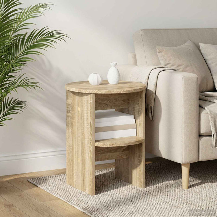 Dulap lateral 2 pcs Stejar Sonoma Ø40 x 50 cm Lemn prelucrat - WALTI WALTI