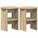 Dulap lateral 2 pcs Stejar Sonoma Ø40 x 50 cm Lemn prelucrat - WALTI WALTI