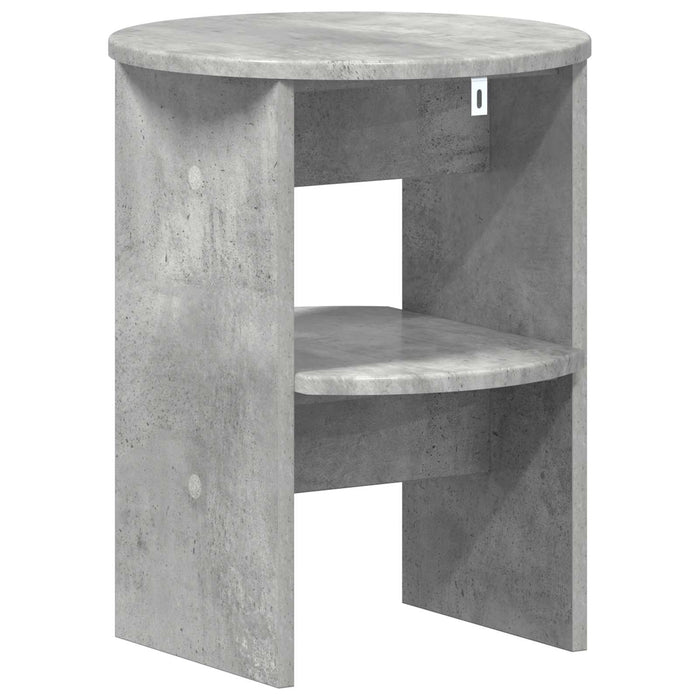 Dulap lateral Gri Beton Ø40 x 50 cm Lemn prelucrat - WALTI WALTI