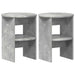 Dulap lateral 2 pcs Gri Beton Ø40 x 50 cm Lemn prelucrat - WALTI WALTI