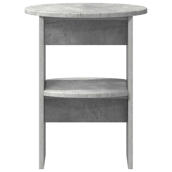 Dulap lateral 2 pcs Gri Beton Ø40 x 50 cm Lemn prelucrat - WALTI WALTI