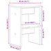 Dulap lateral Sonoma gri Ø40 x 50 cm Lemn prelucrat - WALTI WALTI