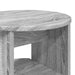 Dulap lateral 2 pcs Sonoma gri Ø40 x 50 cm Lemn prelucrat - WALTI WALTI