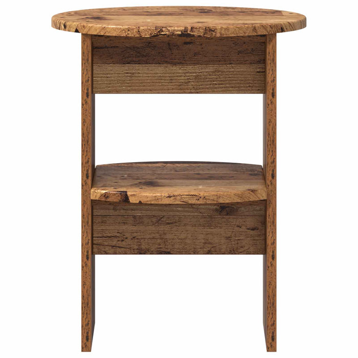 Dulap lateral 2 pcs Lemn vechi Ø40 x 50 cm Lemn prelucrat - WALTI WALTI