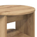 Dulap lateral 2 pcs Stejar Artizanal Ø40 x 50 cm Lemn prelucrat - WALTI WALTI