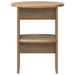 Dulap lateral 2 pcs Stejar Artizanal Ø40 x 50 cm Lemn prelucrat - WALTI WALTI