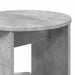 Dulap lateral Gri Beton Lemn prelucrat - WALTI WALTI