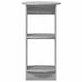 Dulap lateral Sonoma gri 40 x 40 x 75 cm Lemn prelucrat - WALTI WALTI