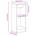 Dulap lateral Lemn vechi 40 x 40 x 75 cm Lemn prelucrat - WALTI WALTI