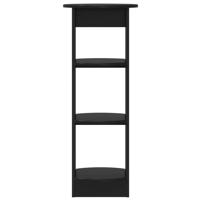 Dulap lateral Negru 40 x 40 x 100 cm Lemn prelucrat - WALTI WALTI