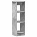 Dulap lateral Gri Beton 40 x 40 x 100 cm Lemn prelucrat - WALTI WALTI