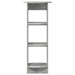Dulap lateral Gri Beton 40 x 40 x 100 cm Lemn prelucrat - WALTI WALTI