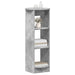 Dulap lateral Gri Beton 40 x 40 x 100 cm Lemn prelucrat - WALTI WALTI