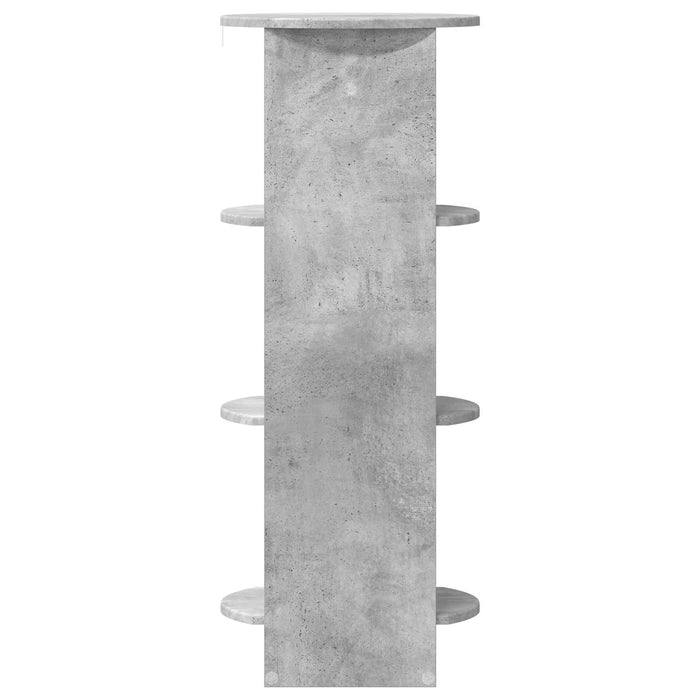 Dulap lateral Gri Beton 40 x 40 x 100 cm Lemn prelucrat - WALTI WALTI