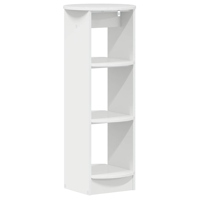 Dulap lateral Alb Lucios 40 x 40 x 100 cm Lemn prelucrat - WALTI WALTI