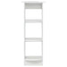 Dulap lateral Alb Lucios 40 x 40 x 100 cm Lemn prelucrat - WALTI WALTI